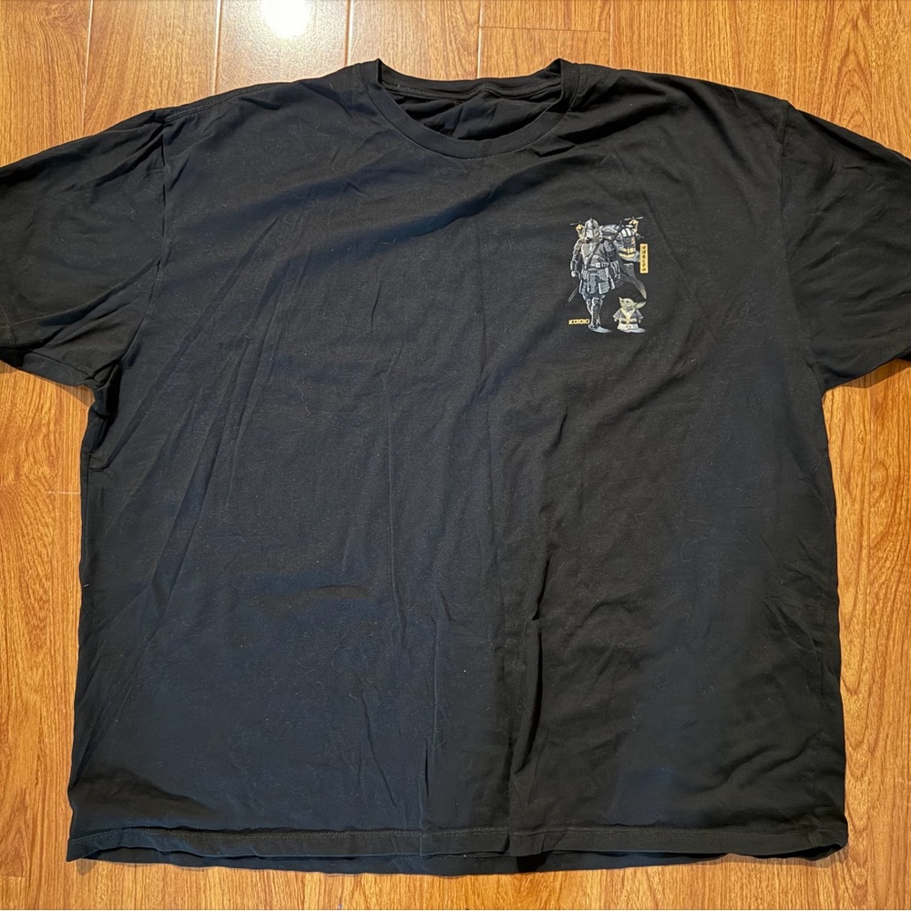 Classic Black Men's T-Shirt with Graphic Design